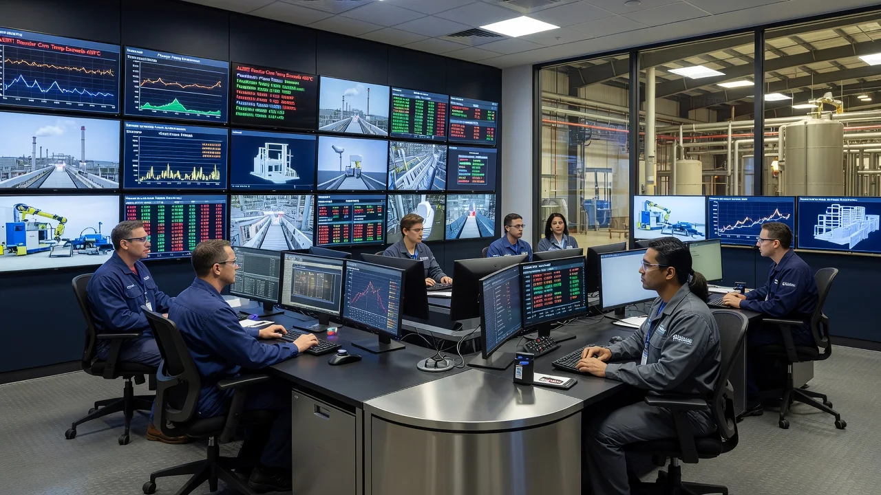Plant control room