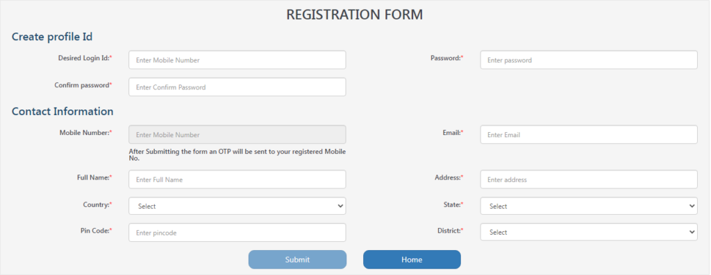 Steps to Register on the Ts Meeseva Portal 2024